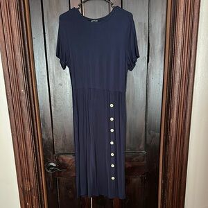 Old Navy Blue Midi Dress